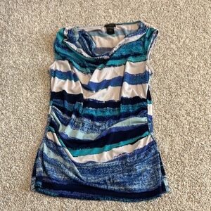 Ann Taylor Multicolor Striped Blouse